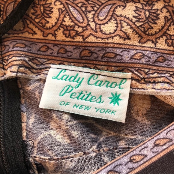 Vintage boho dress with puff sleeves - Picture 8 of 8